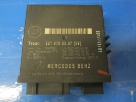 221 870 63 87  Mercedes Benz  S550  trunk Control Unit   2218706387
